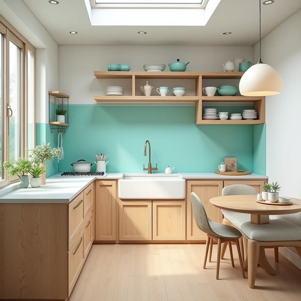 Modern Oak Kitchen Cabinets 5