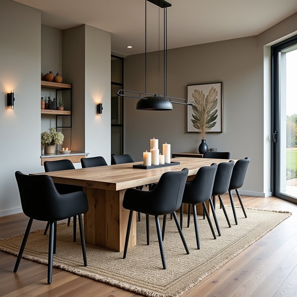 Modern Rustic Dining Room Ideas 13