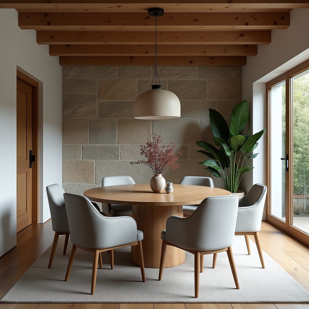 Modern Rustic Dining Room Ideas 17