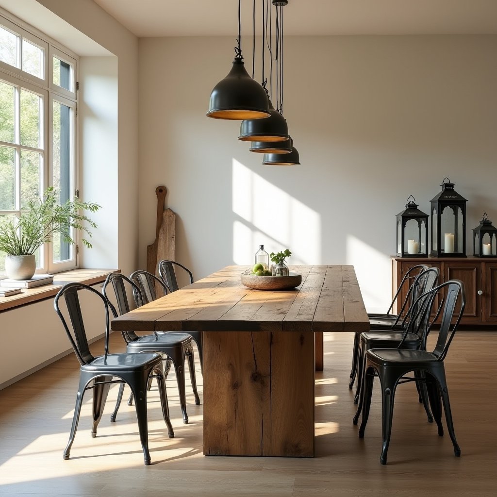 Modern Rustic Dining Room Ideas 18