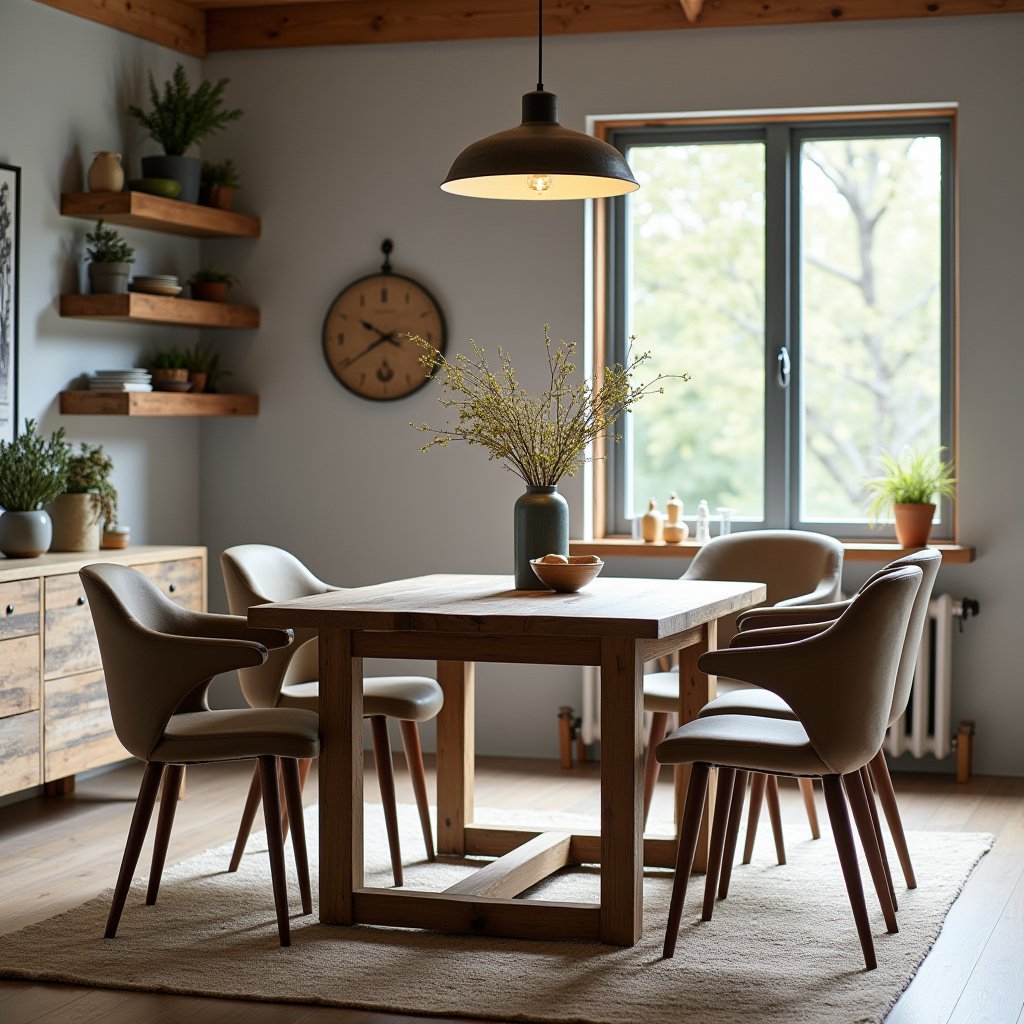 Modern Rustic Dining Room Ideas 19