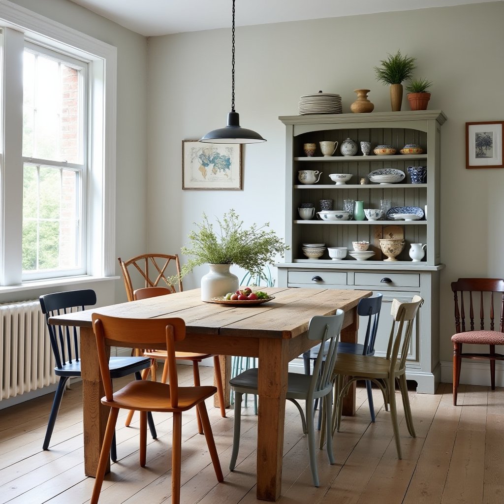 Modern Vintage Dining Room 10