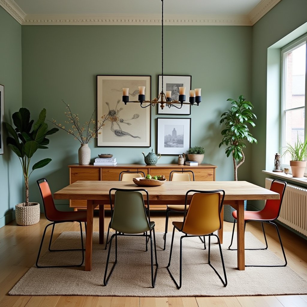 Modern Vintage Dining Room 13
