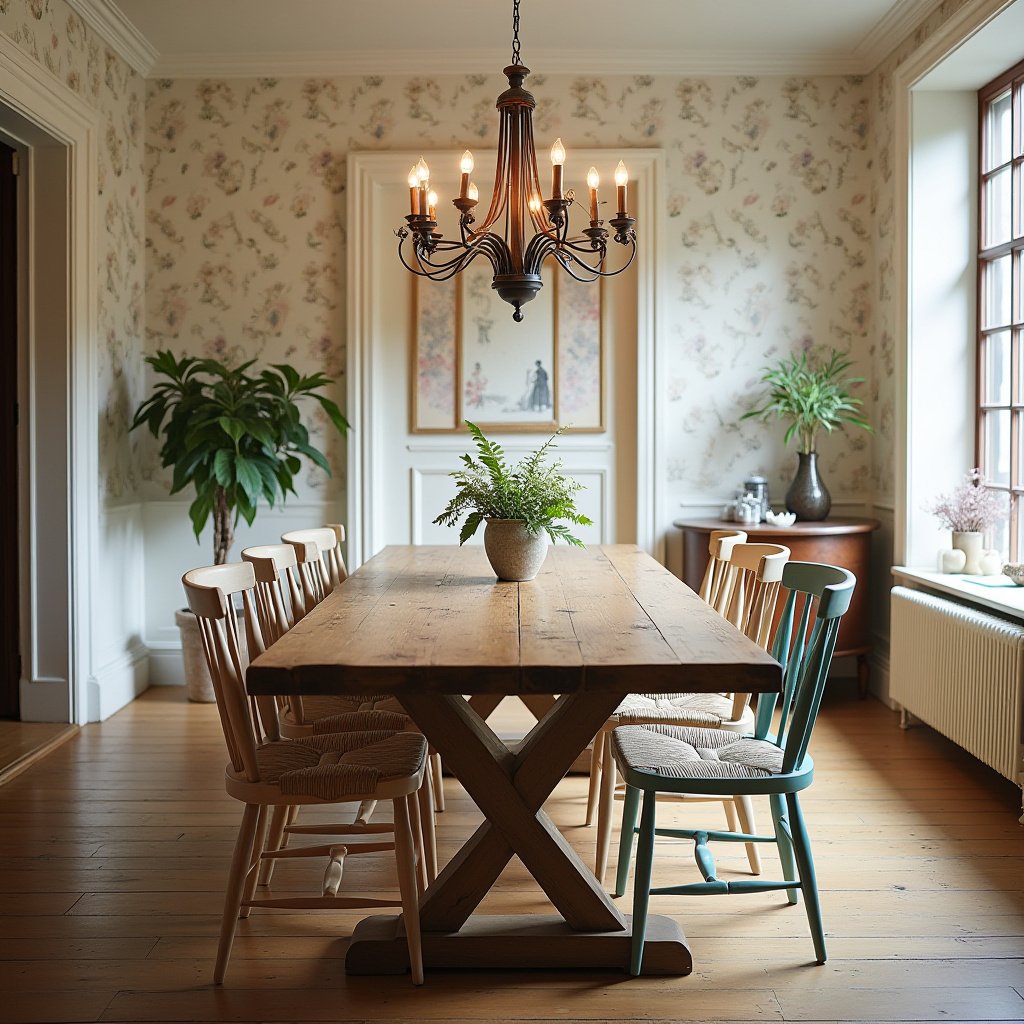 Modern Vintage Dining Room 14