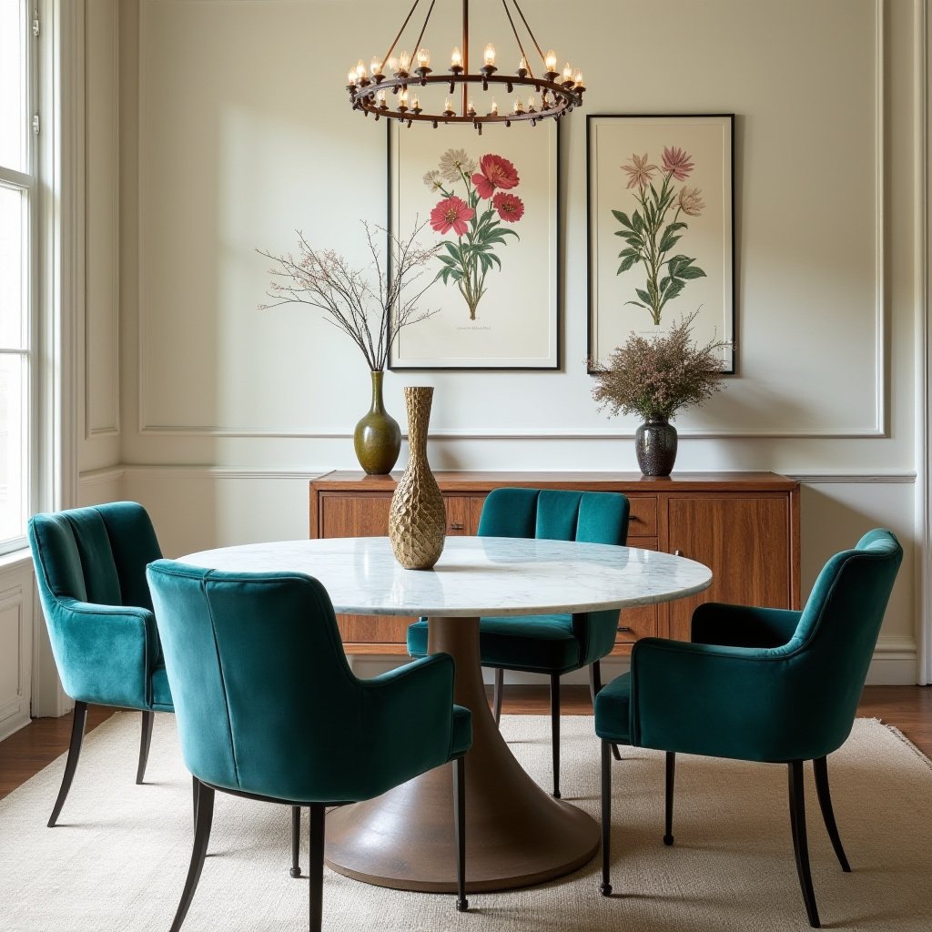 Modern Vintage Dining Room 15