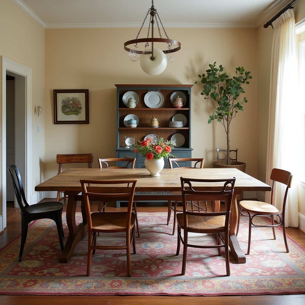 Modern Vintage Dining Room 16