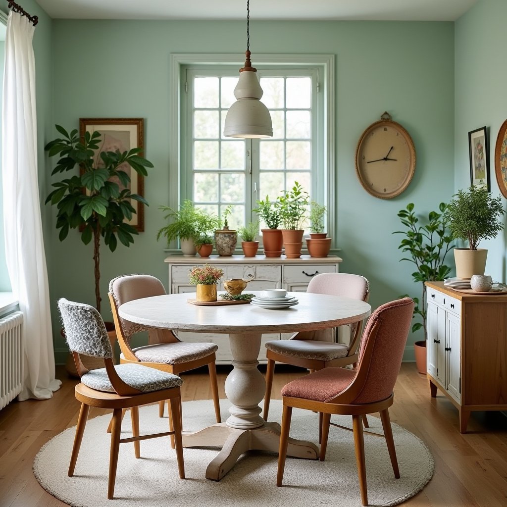 Modern Vintage Dining Room 18