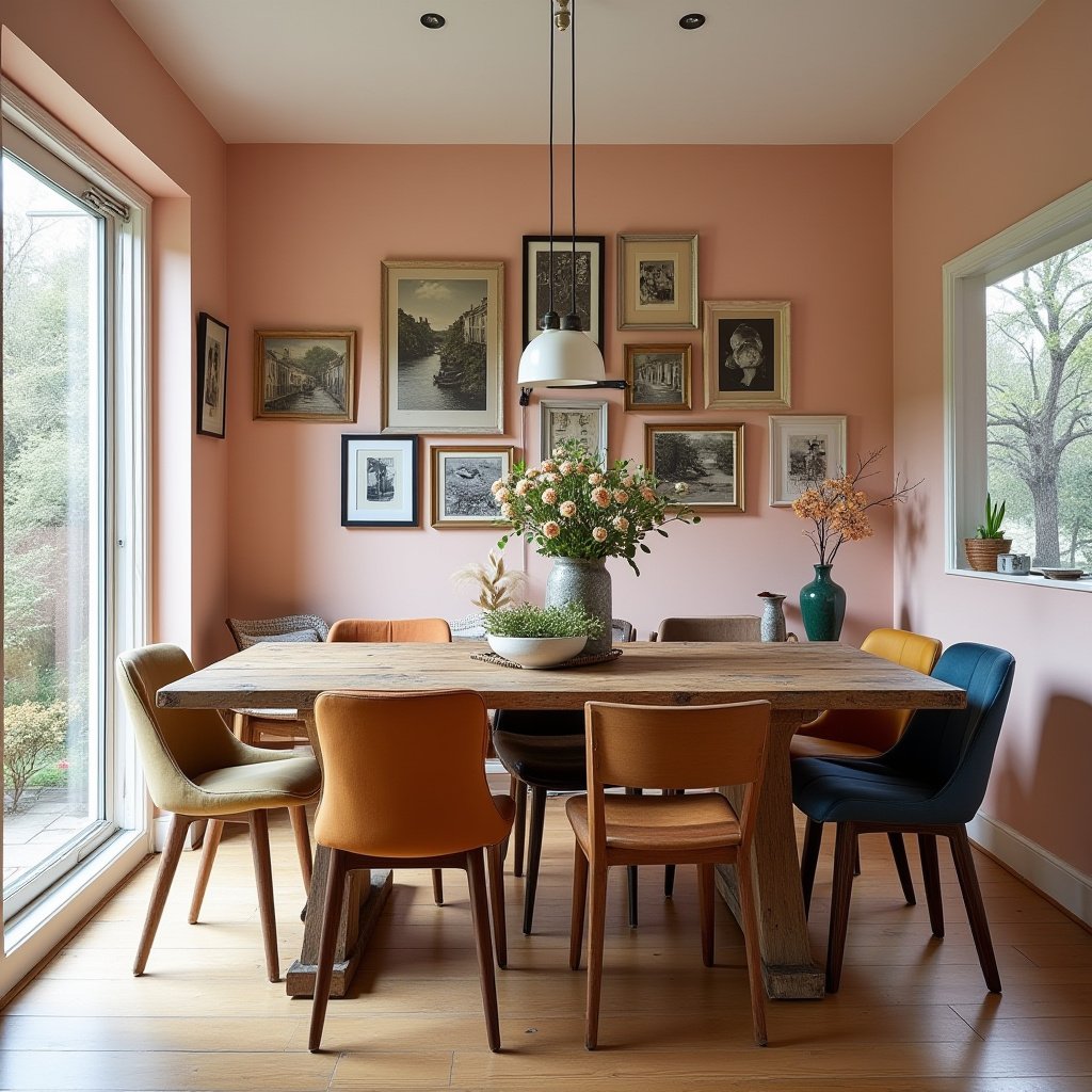 Modern Vintage Dining Room 19