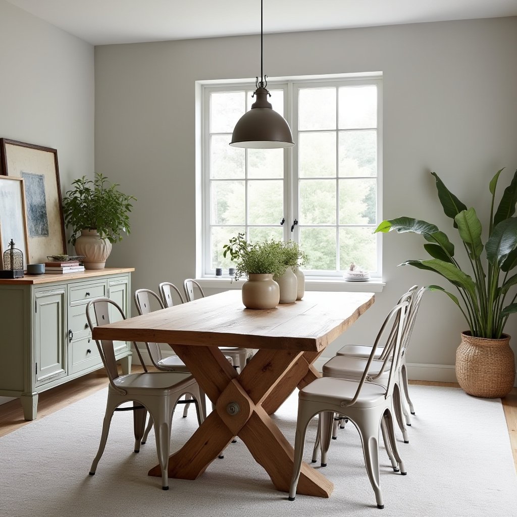 Modern Vintage Dining Room 20