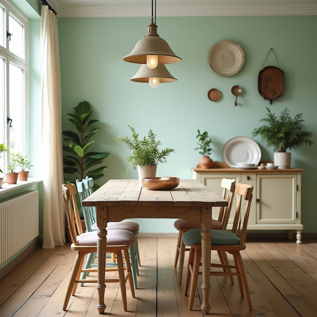 Modern Vintage Dining Room 7