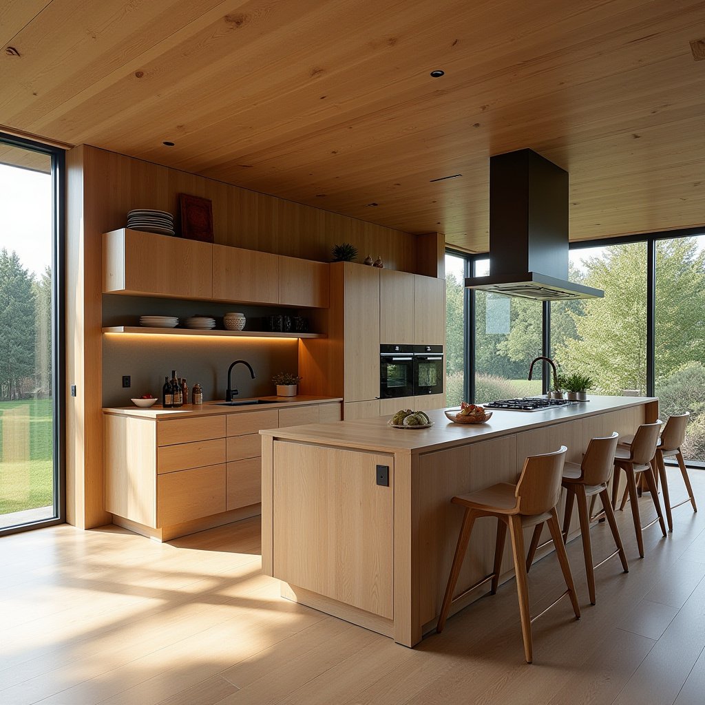 Natural Wood Kitchen 12