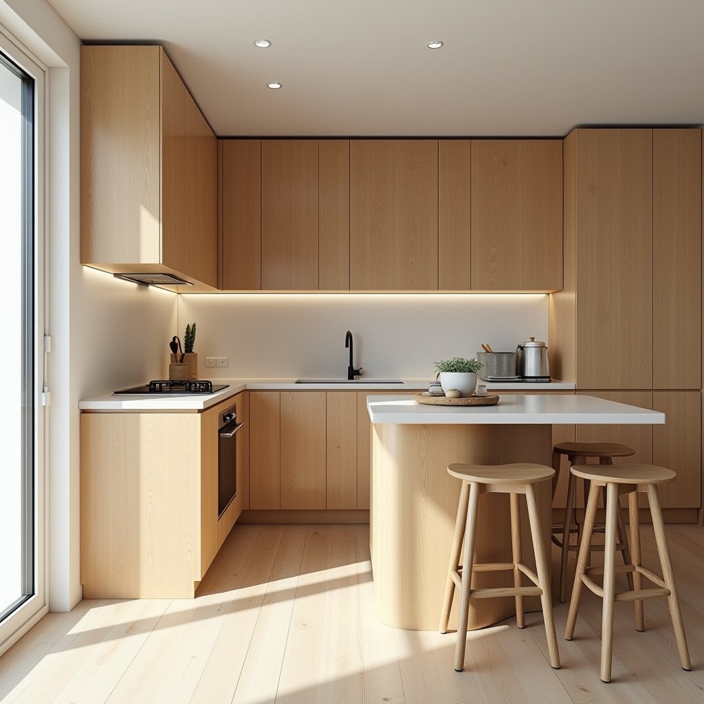 Natural Wood Kitchen 13