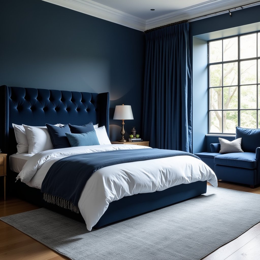 Navy Blue Bedroom Ideas 1