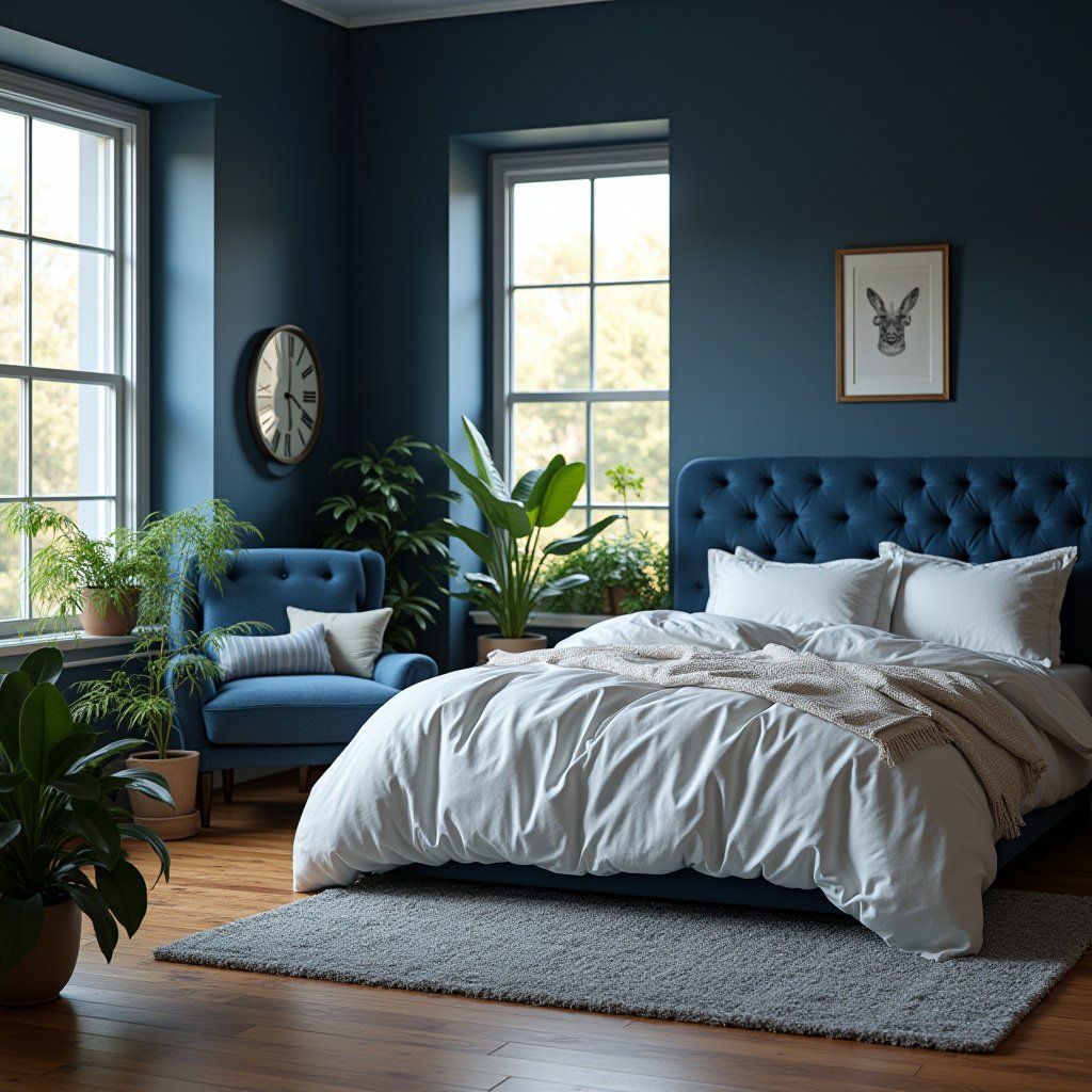 Navy Blue Bedroom Ideas 12