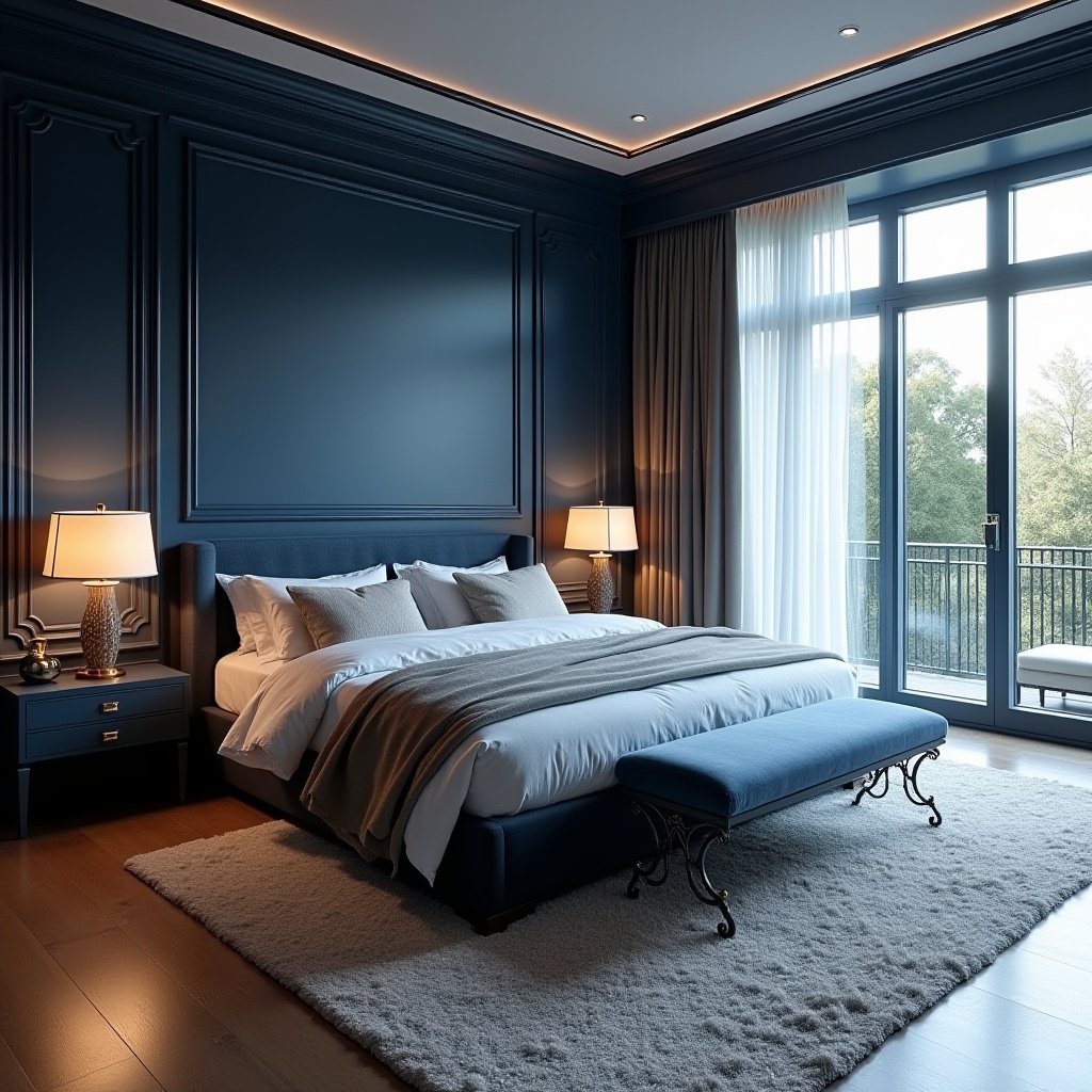 Navy Blue Bedroom Ideas 13