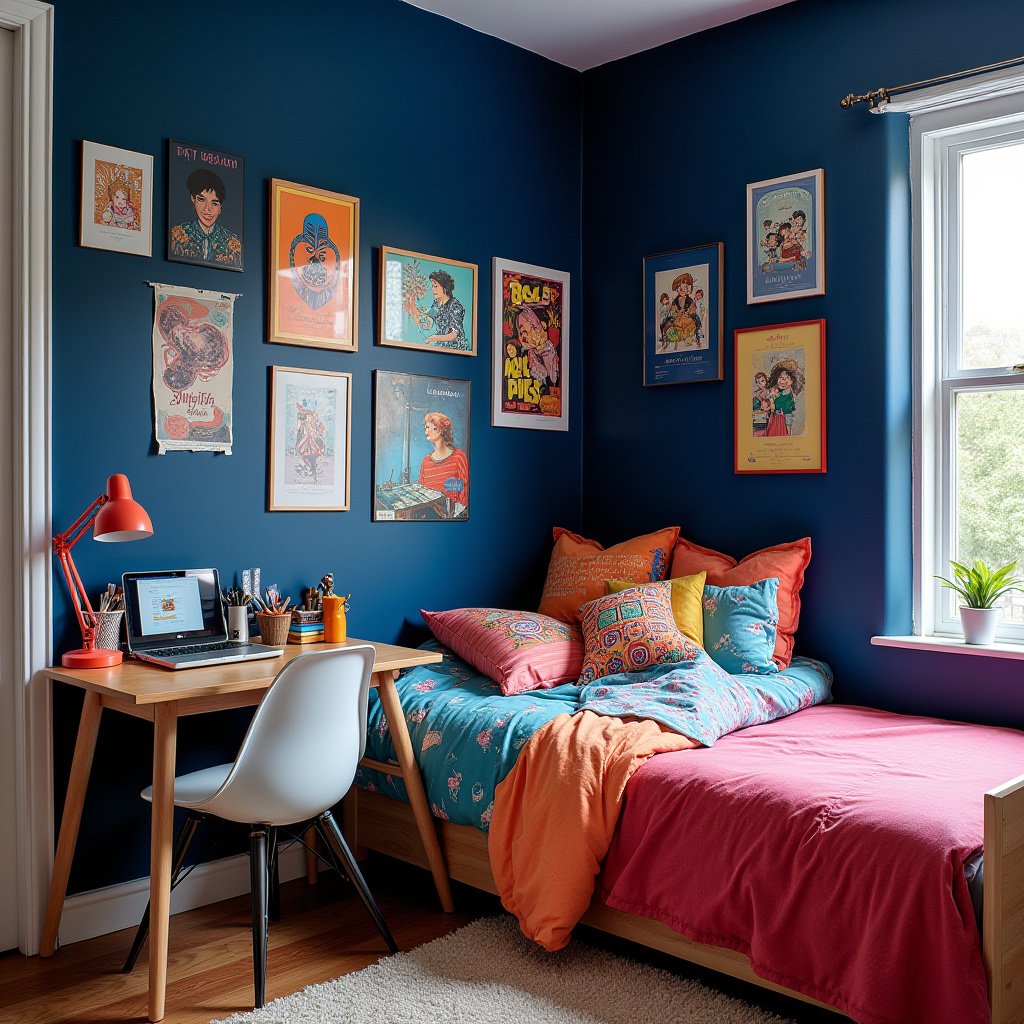 Navy Blue Bedroom Ideas 16