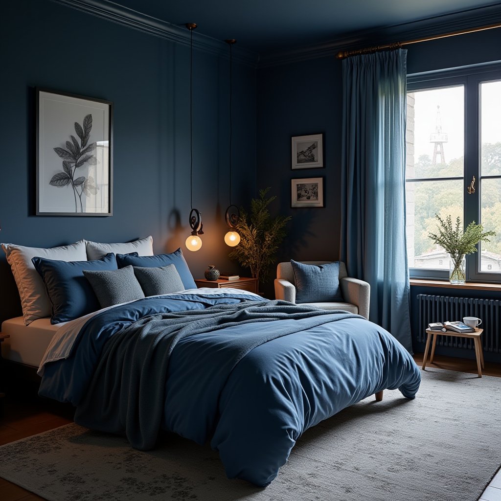 Navy Blue Bedroom Ideas 20