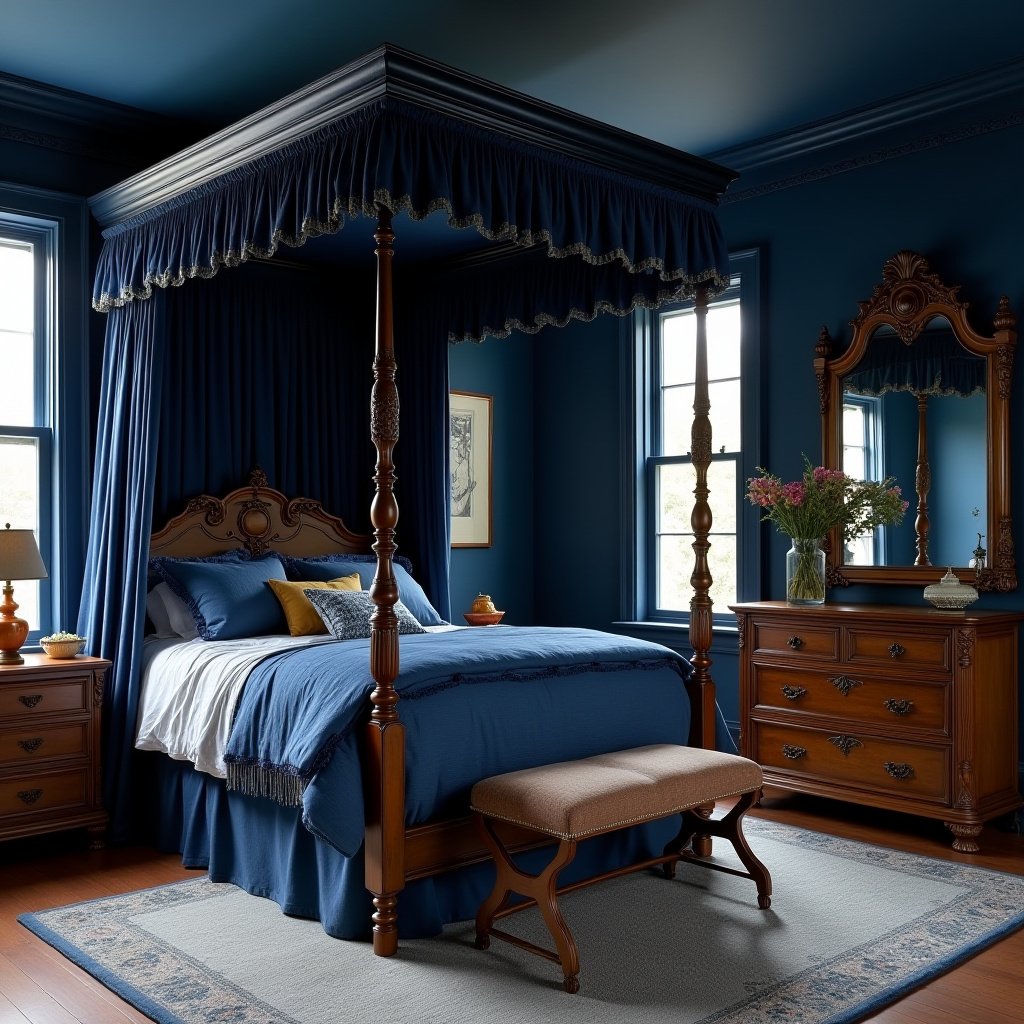 Navy Blue Bedroom Ideas 7