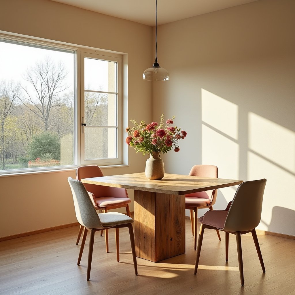 Organic Modern Dining Room 10