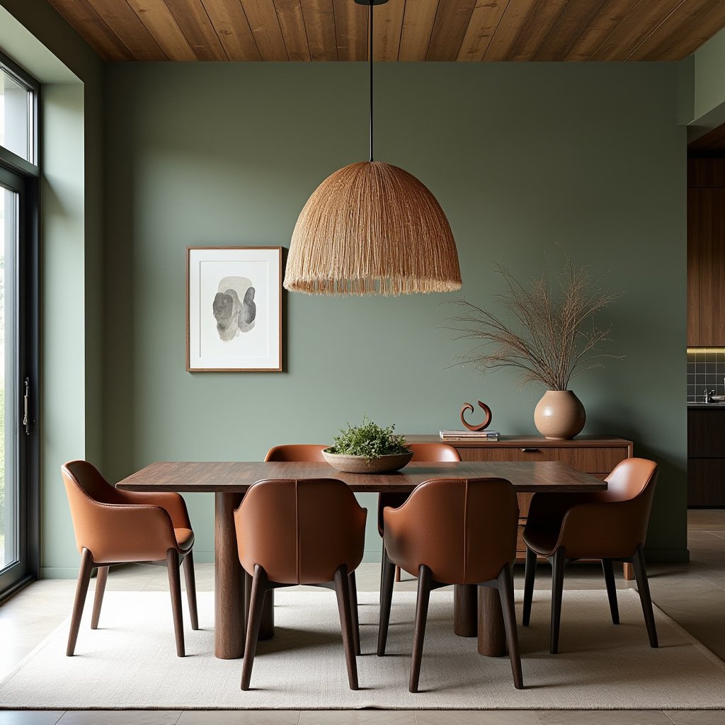 Organic Modern Dining Room 11