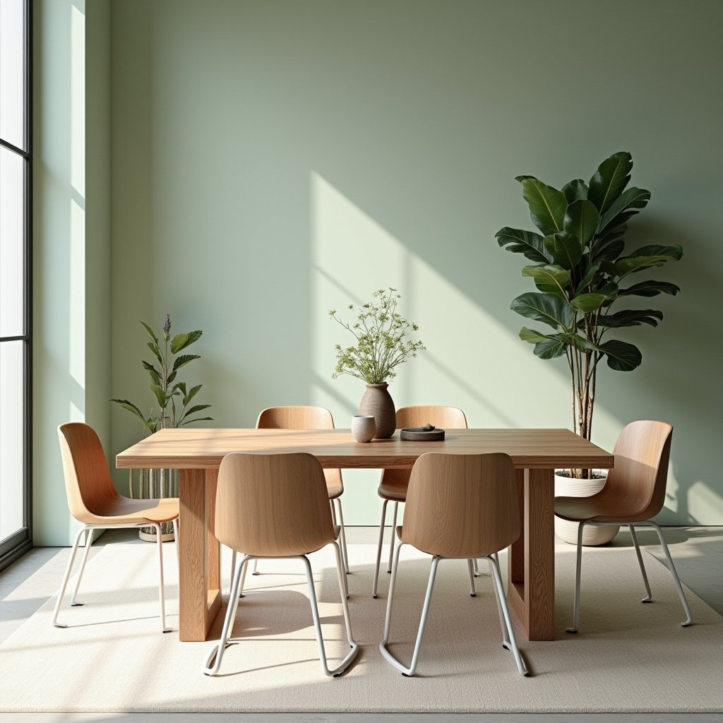 Organic Modern Dining Room 14