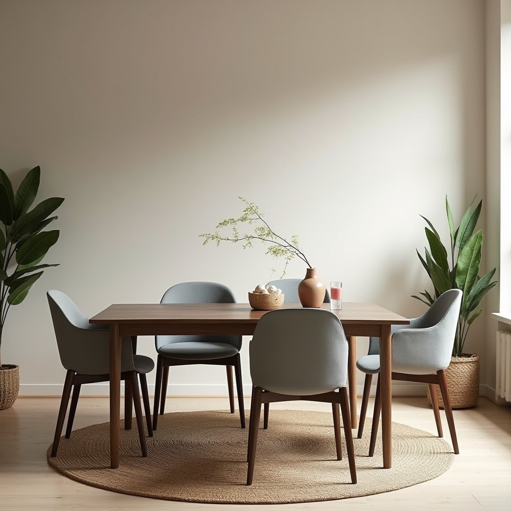 Organic Modern Dining Room 17
