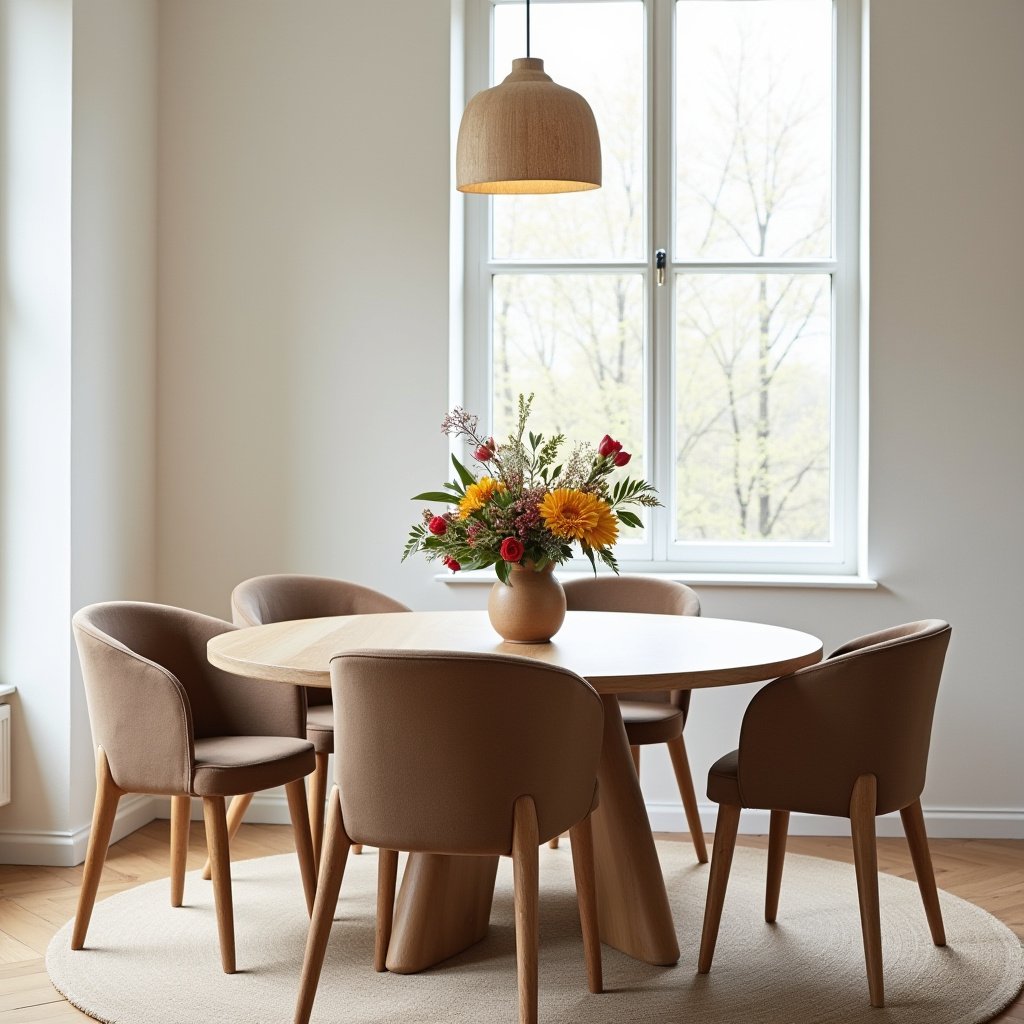 Organic Modern Dining Room 18