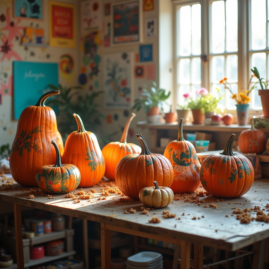 Painted Pumpkin Ideas 19