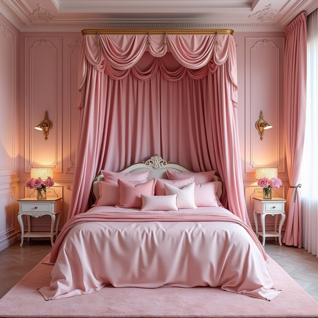 Pink Bedroom Ideas 14