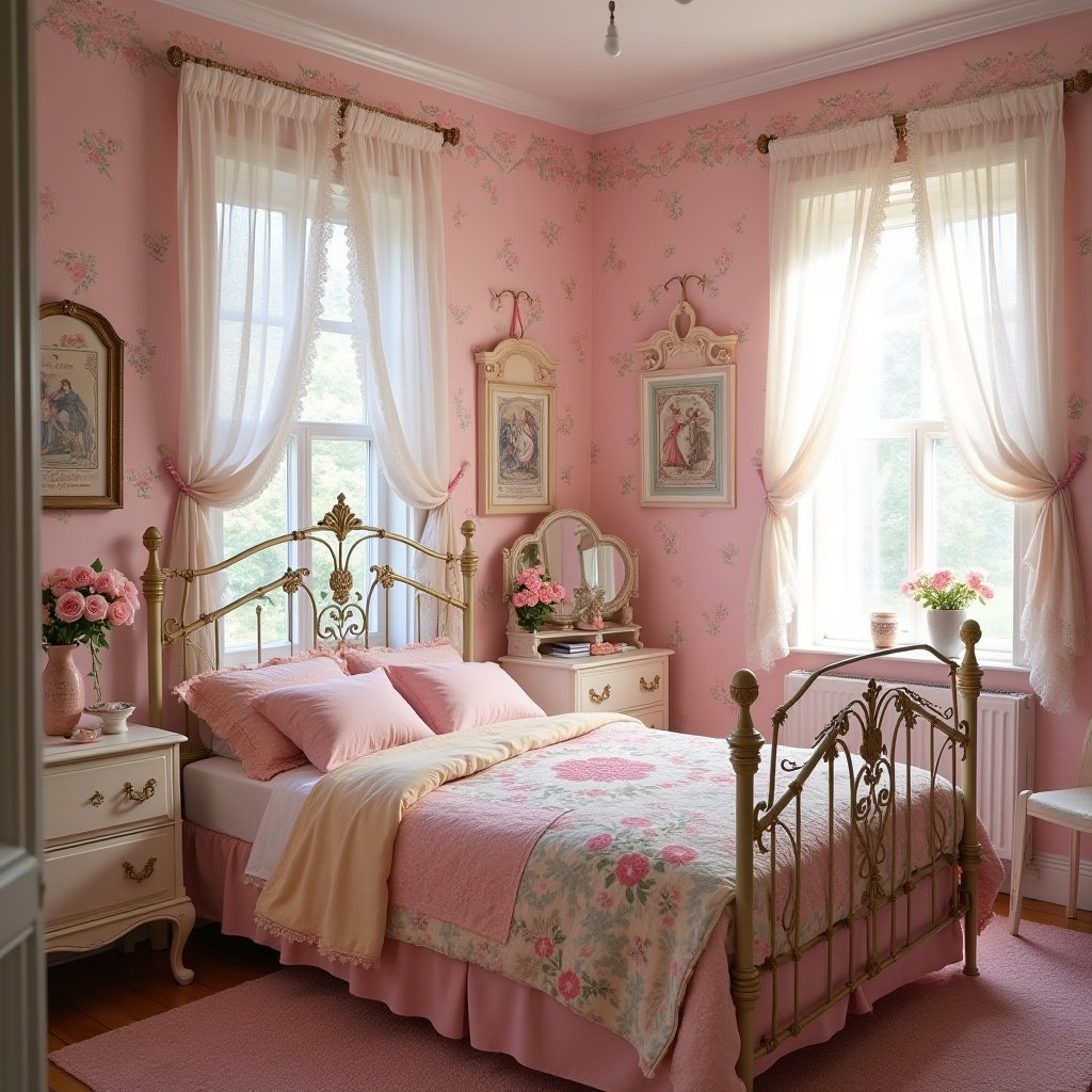 Pink Bedroom Ideas 18
