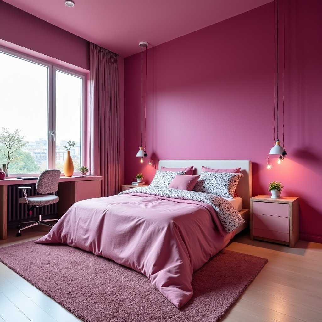 Pink Bedroom Ideas 19