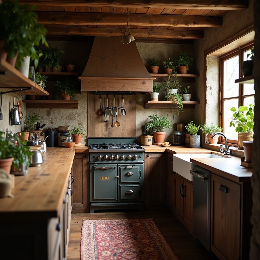 Rustic Kitchen Cabinets 2