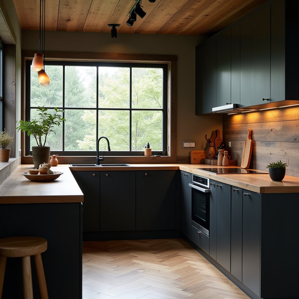 Rustic Kitchen Cabinets 20