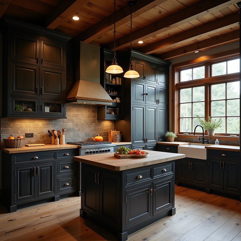Rustic Kitchen Cabinets 4