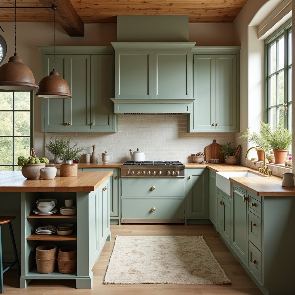 Rustic Kitchen Cabinets 8