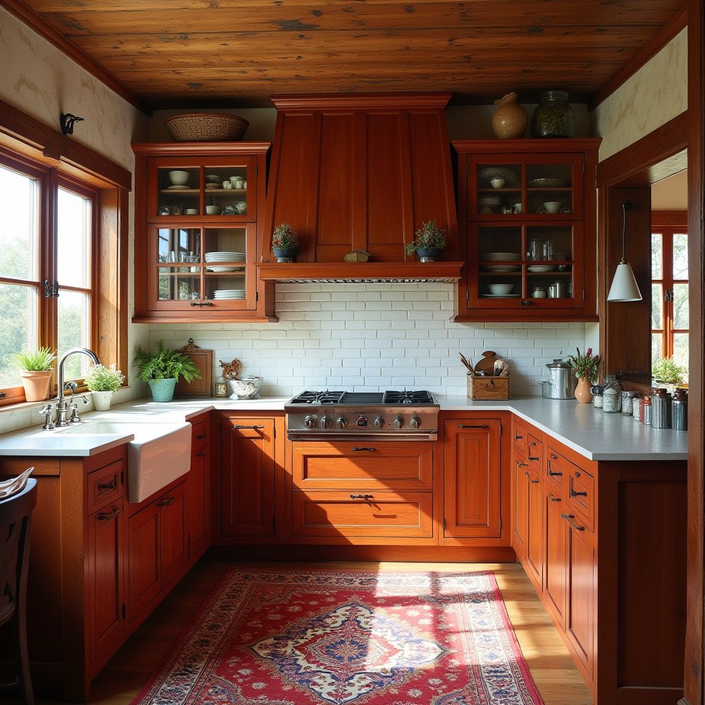 Rustic Kitchen Cabinets 9