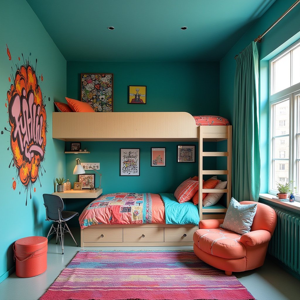 Teal Bedroom Ideas 13