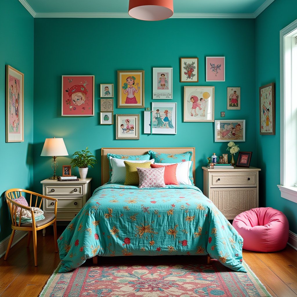 Teal Bedroom Ideas 19