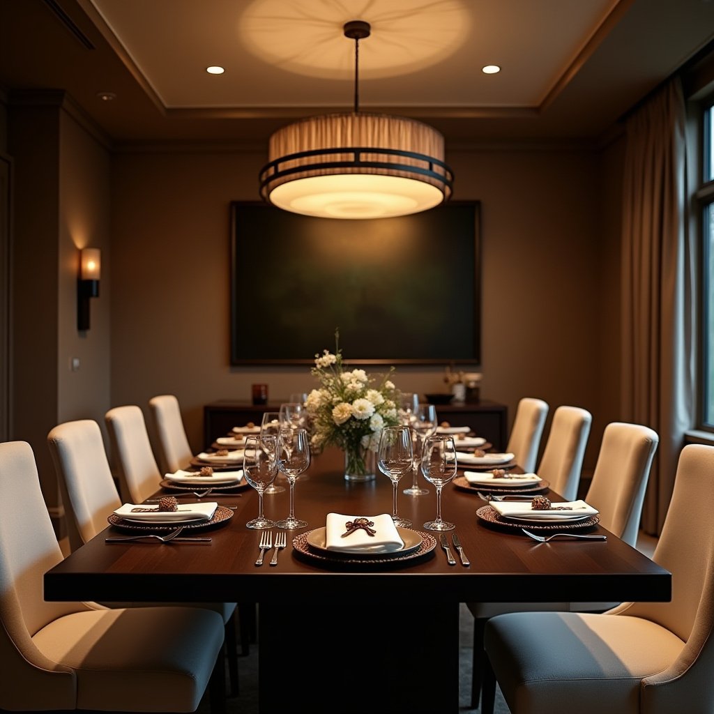 Warm Dining Room 10