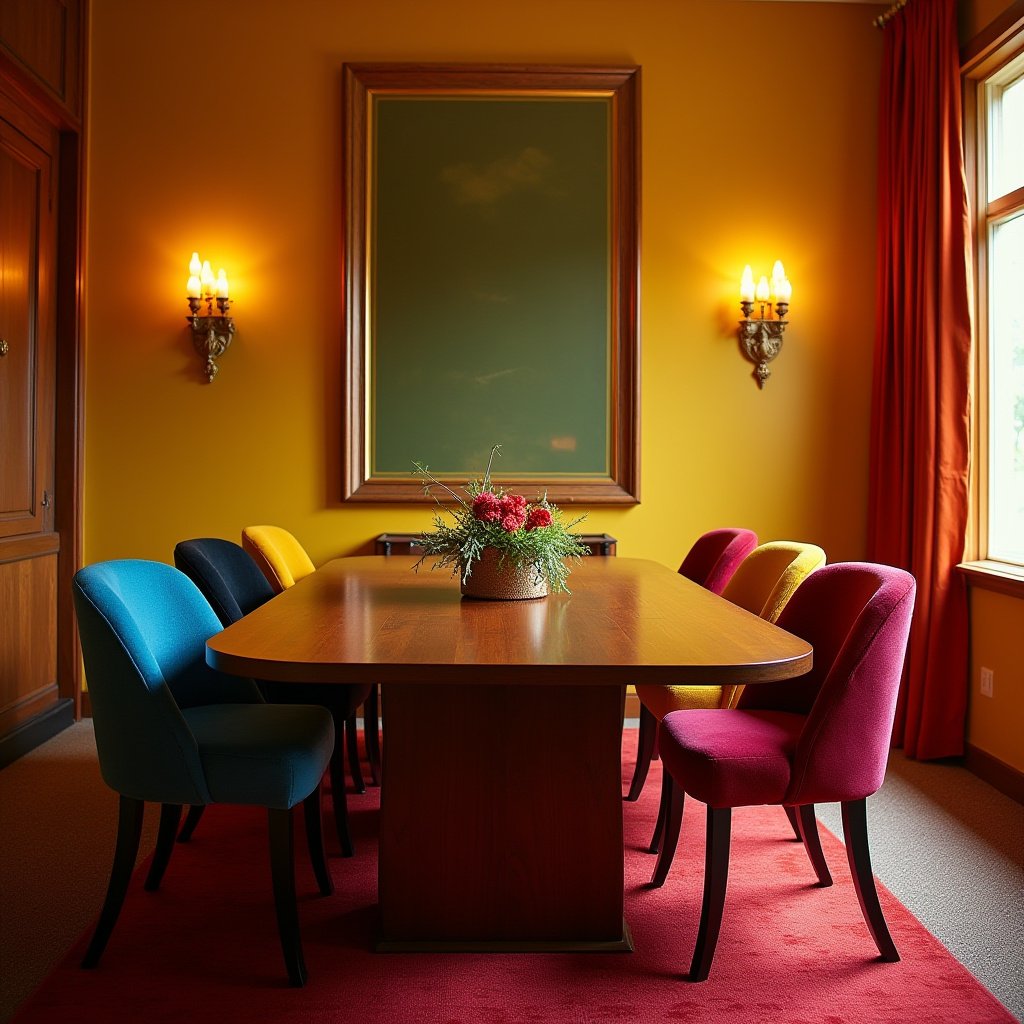 Warm Dining Room 13