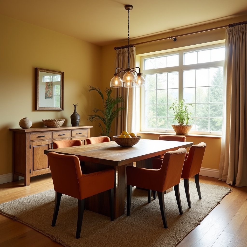Warm Dining Room 8