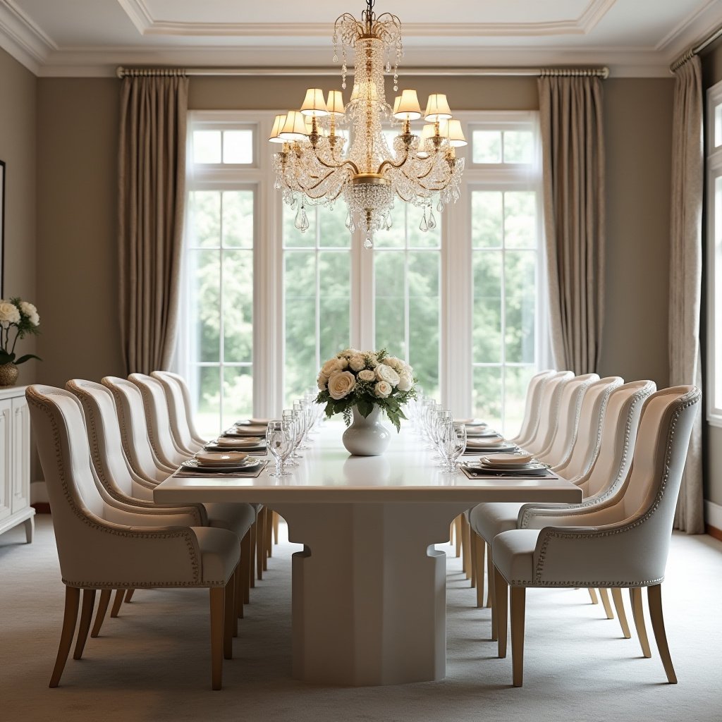 White Dining Table 18