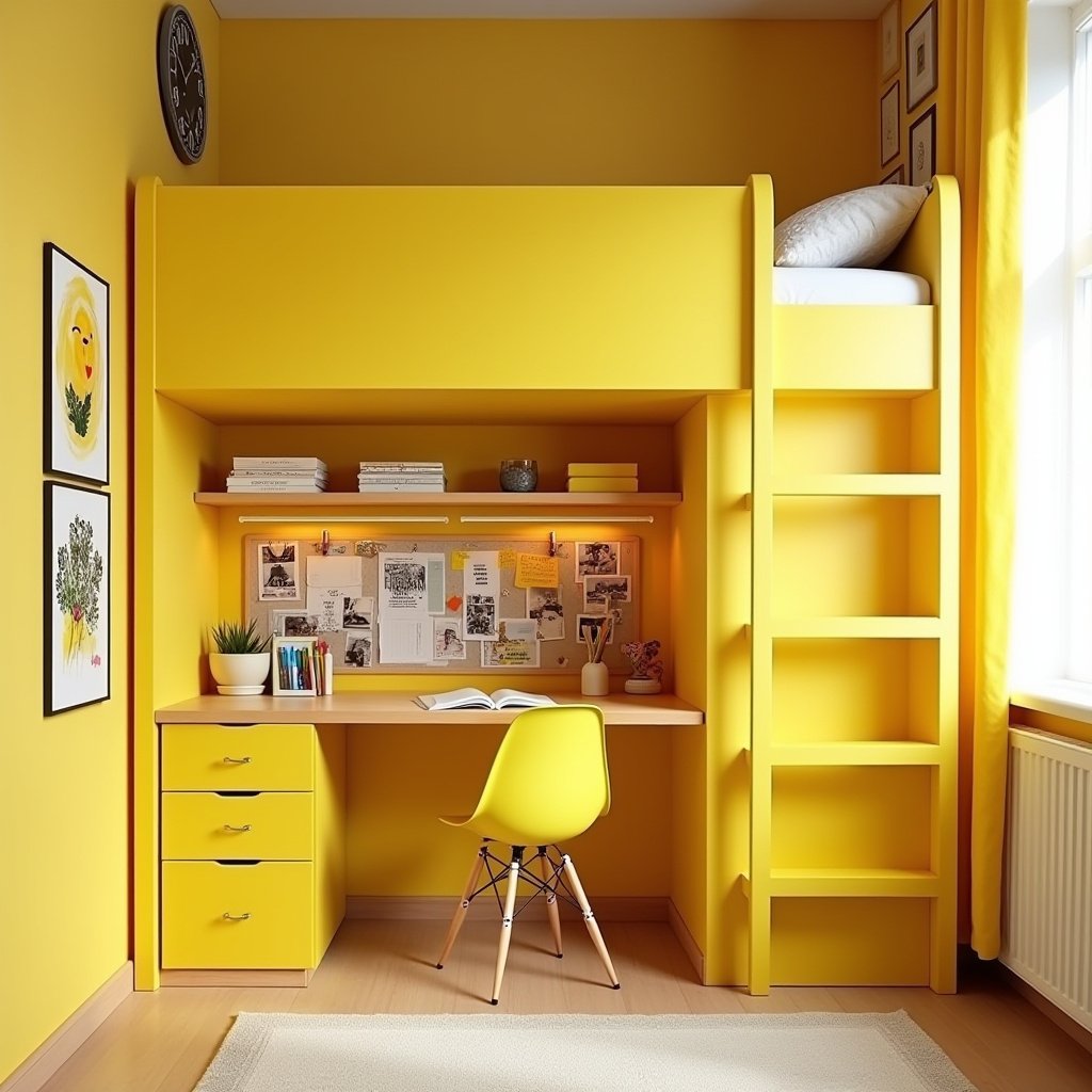 Yellow Bedroom Ideas 11