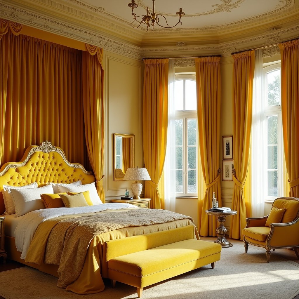 Yellow Bedroom Ideas 12