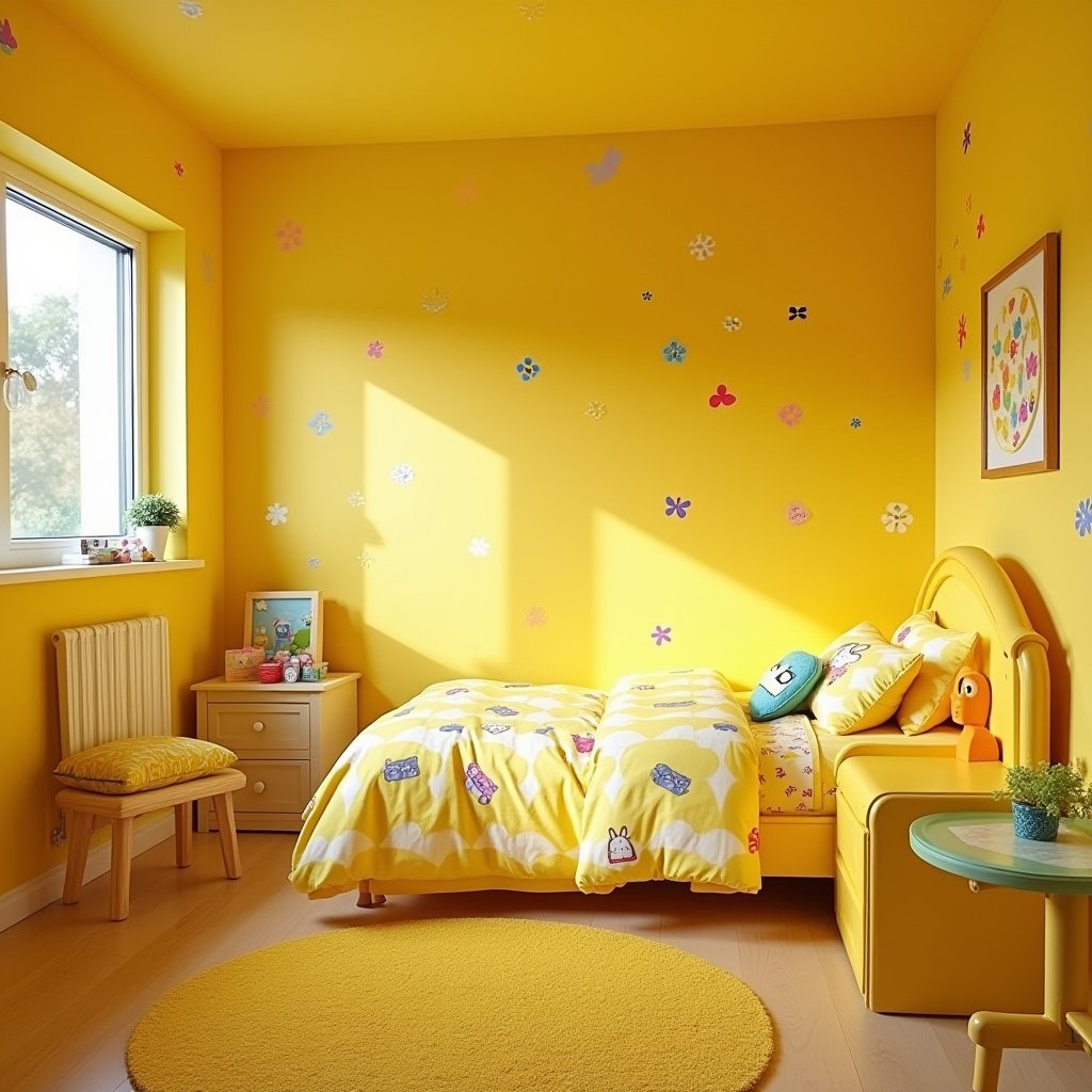Yellow Bedroom Ideas 17