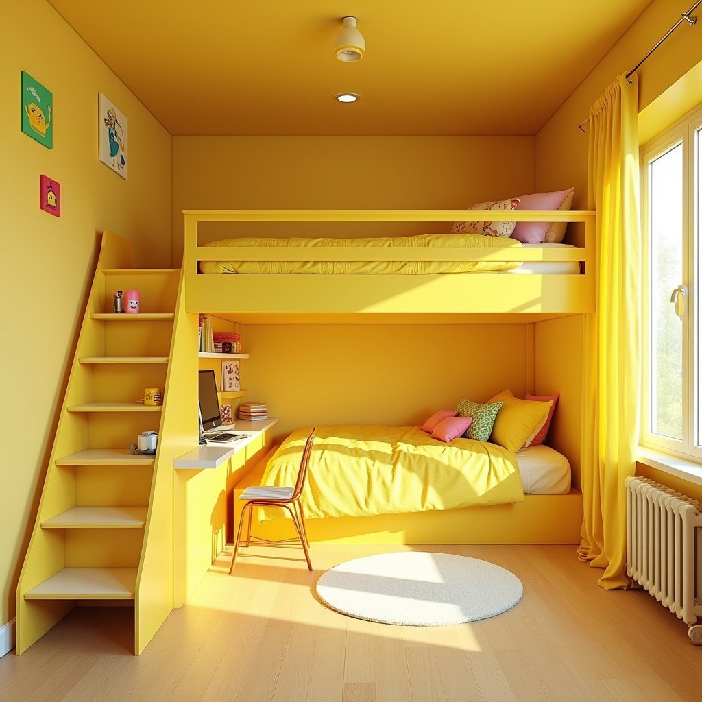 Yellow Bedroom Ideas 19